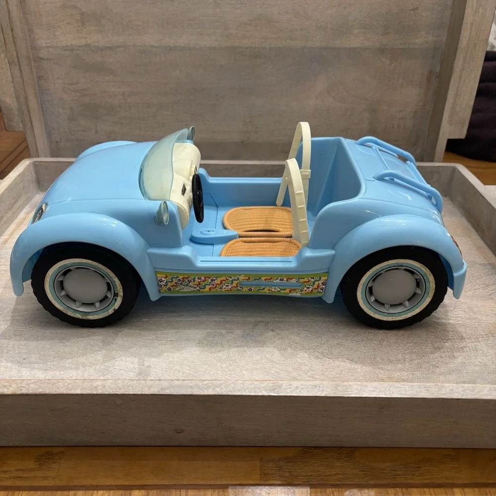 Barbie Beach Car‎ 2006 Glam Cruiser Blue Convertible Sports Car Mattel No Basket